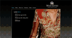 Desktop Screenshot of maryentez.com